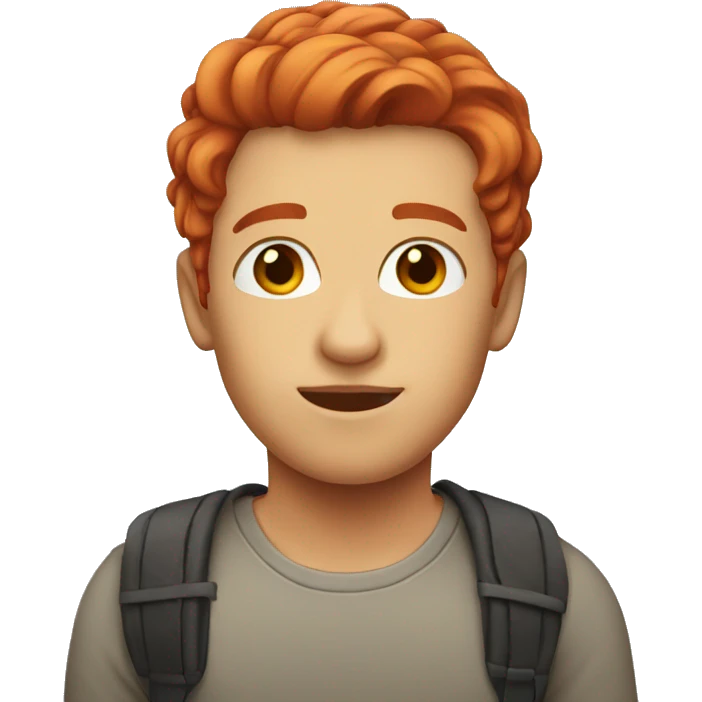 Red hair.  emoji