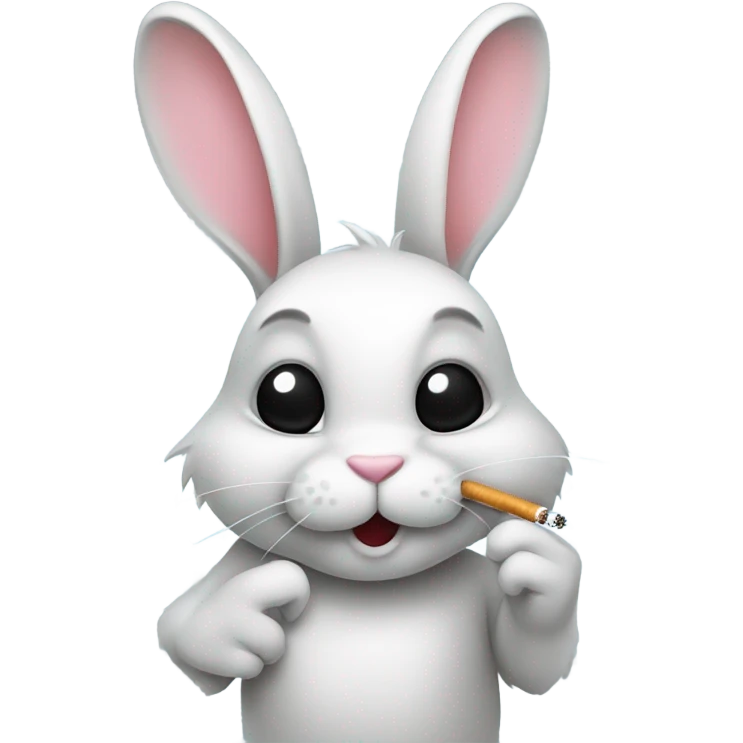  smoking bunny emoji