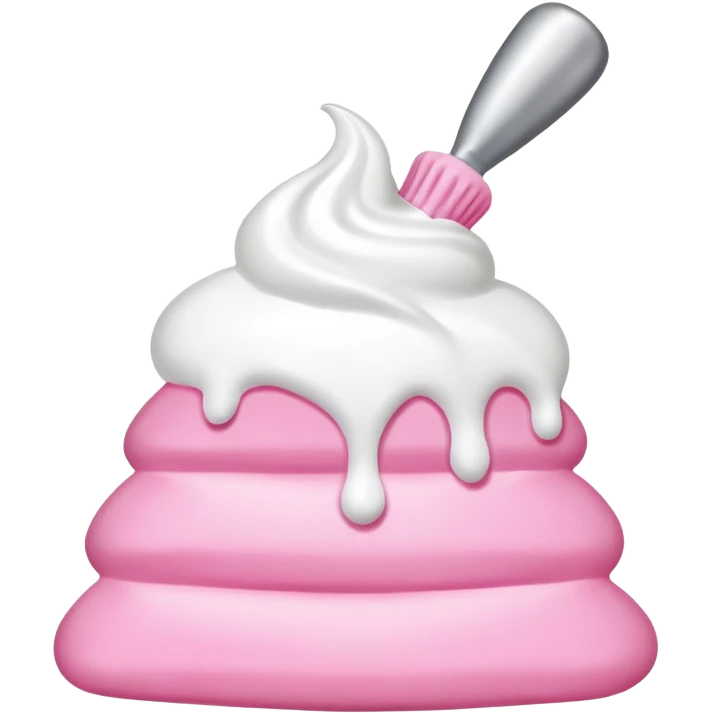 pink piping bag emoji
