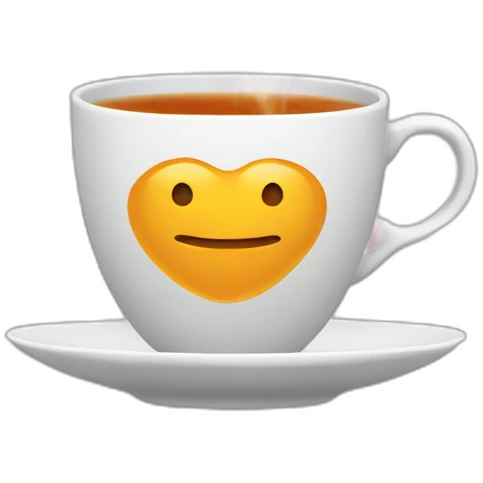 A cup of tea emoji