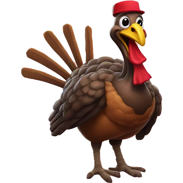 Turkey playing Fortnite  emoji