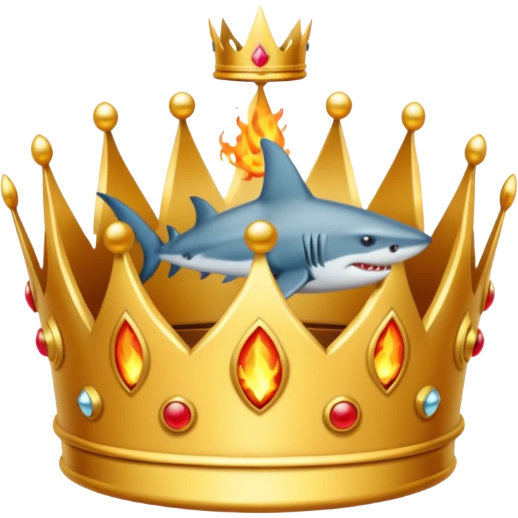         👑
   🦈🔥🔥🔥🦈
  🦈🔥  👁️  🔥🦈
   🦈🔥🔥🔥🦈

 emoji