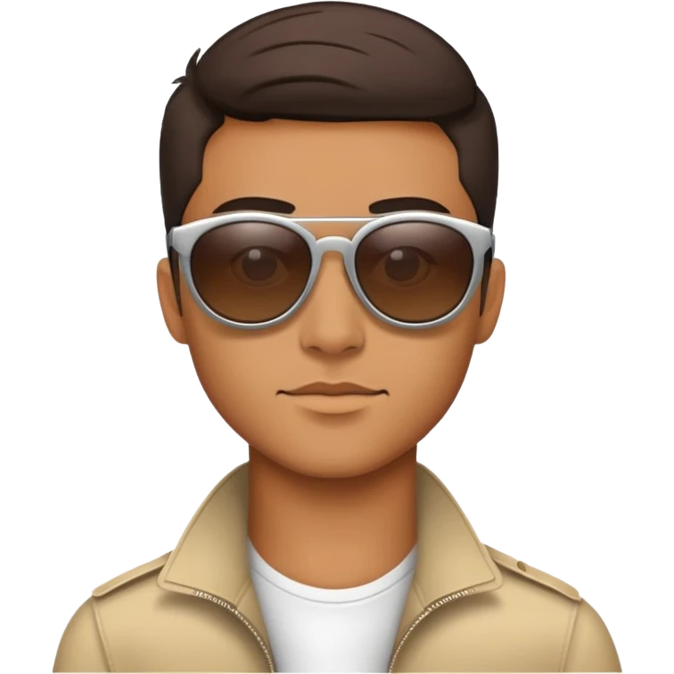 IShowSpeed inspired head, profile view, with sunglasses emoji