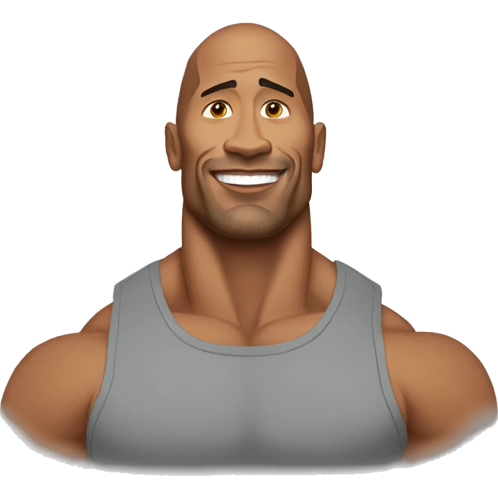 Dwayne Johnson emoji