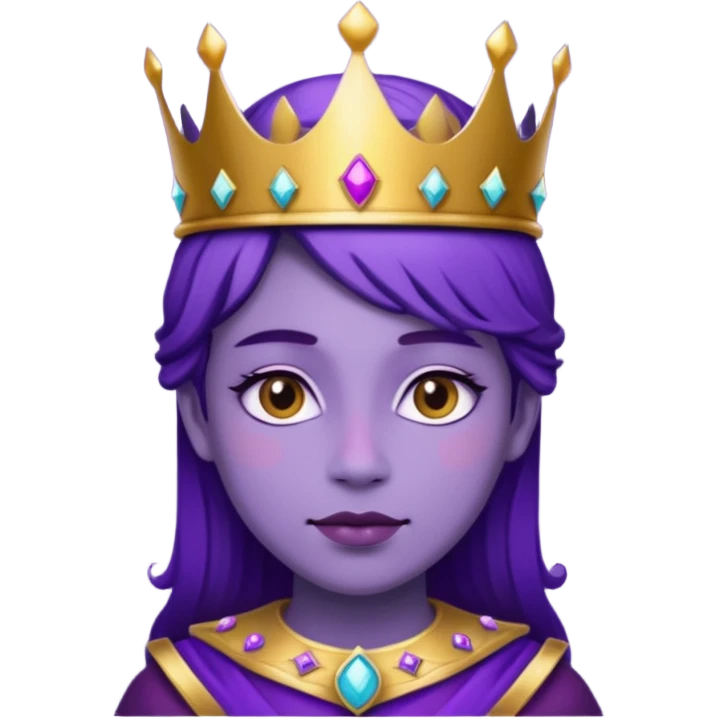 Purple royalty emoji