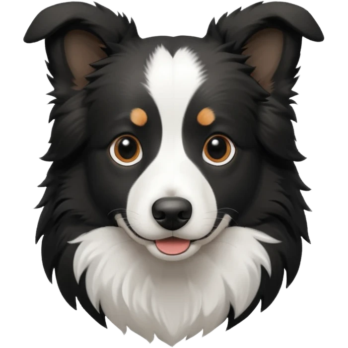 dog border collie emoji