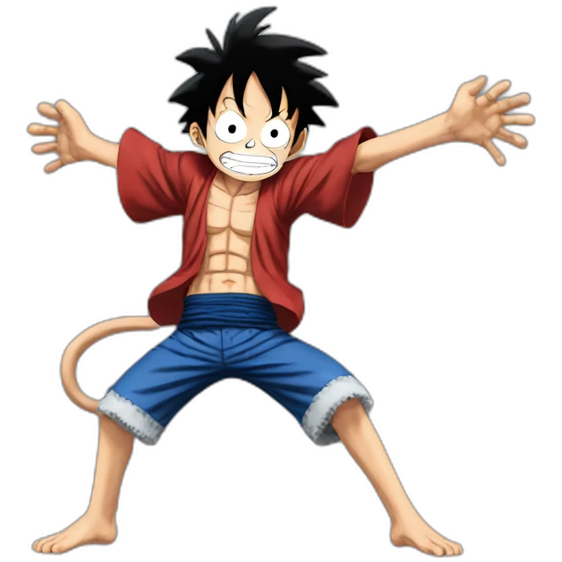 Monkey.d.luffy gear 5 emoji