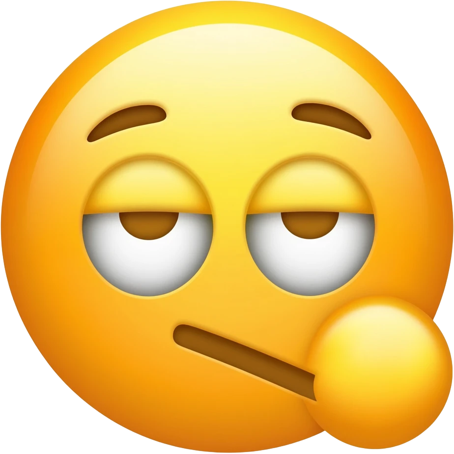 Emoji qui regarde croche emoji