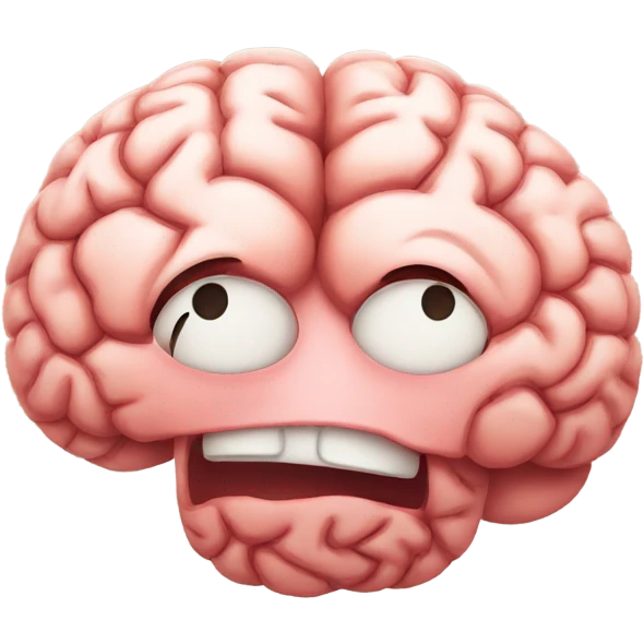 hugging brain that looks like hugging face emoji emoji