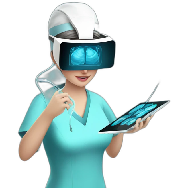 Surgeon-performing-Breast-surgery-with-virtual-reality-display emoji