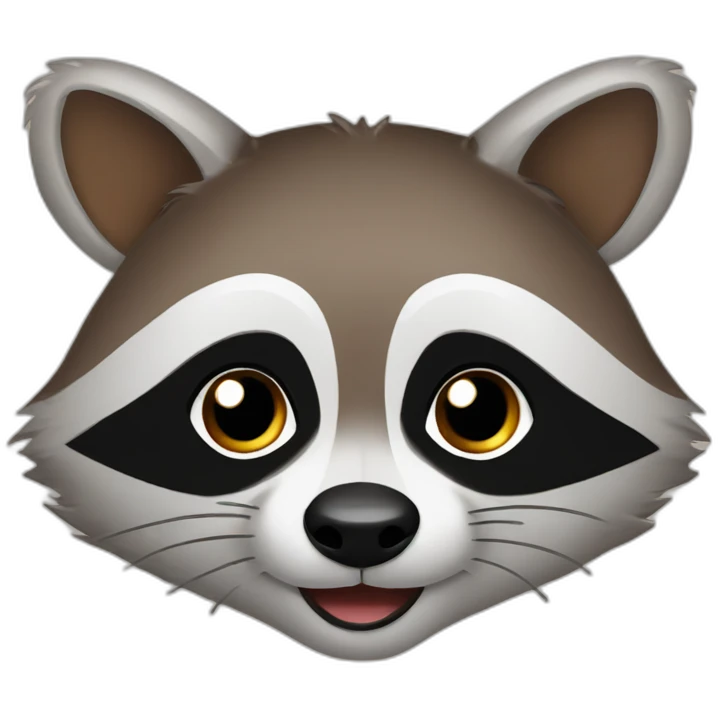 brown cute raccoon emoji