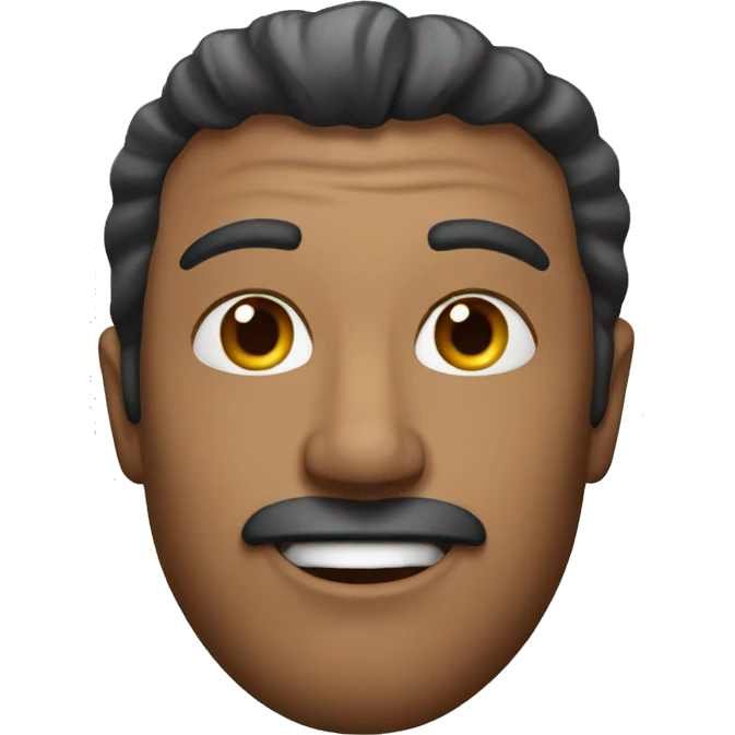 Oily man emoji