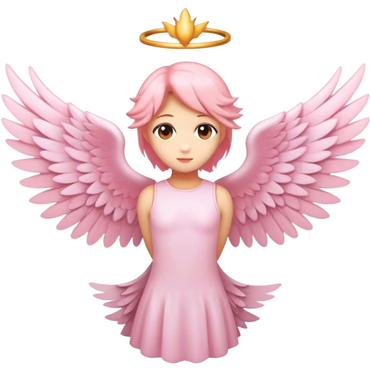 6 winged seraphim light pink emoji