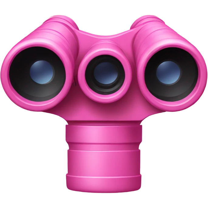 pink BINOCULARS emoji