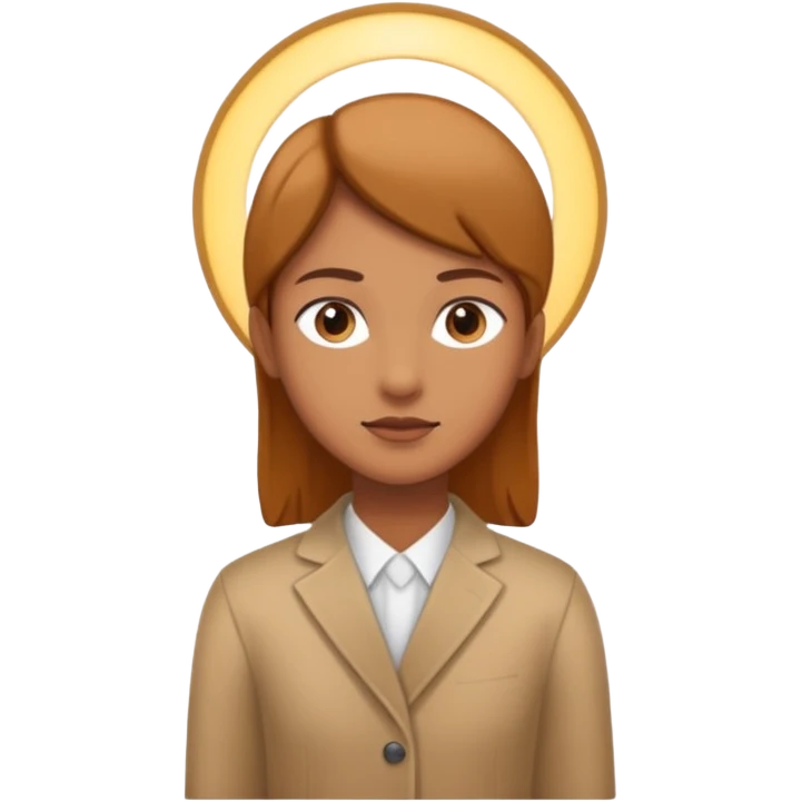 person with a spotlight on them, standing confidently, symbolizing individualism emoji