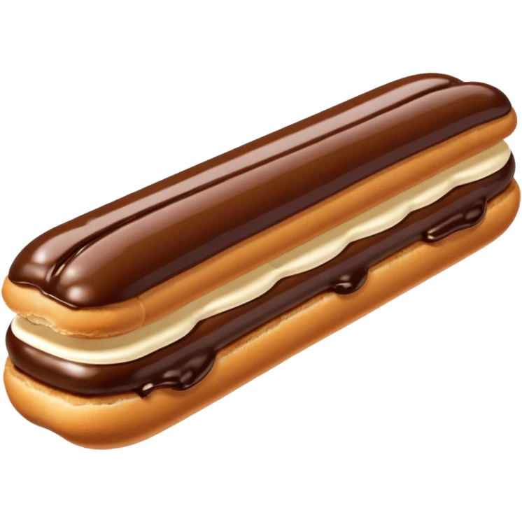 Éclair au café emoji