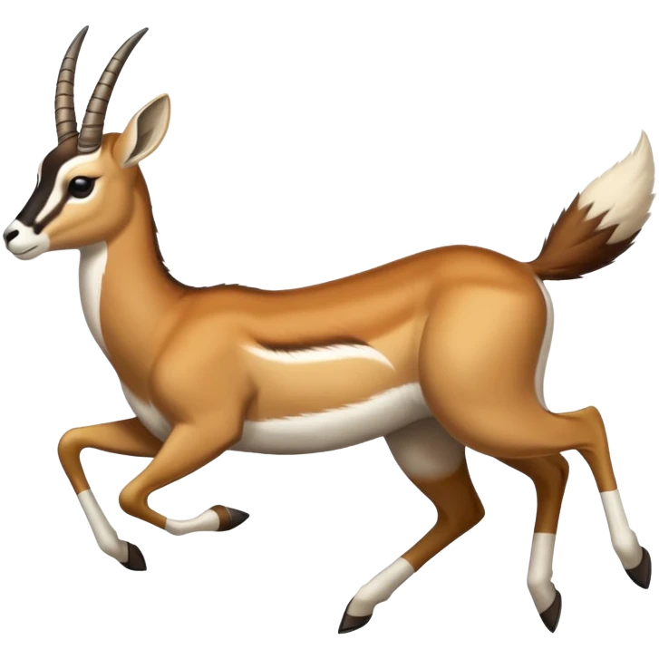 a springbok jumping emoji
