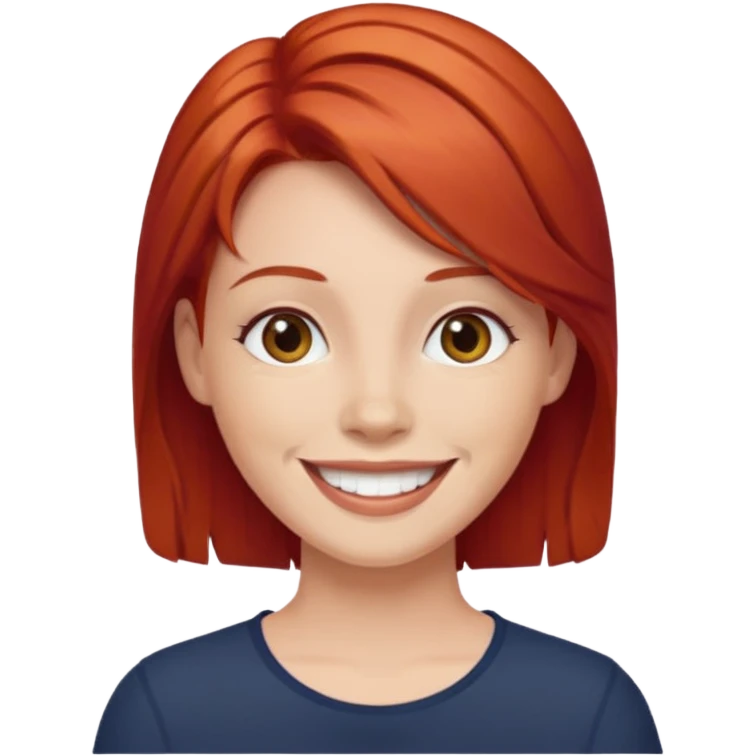 red hair people emoji