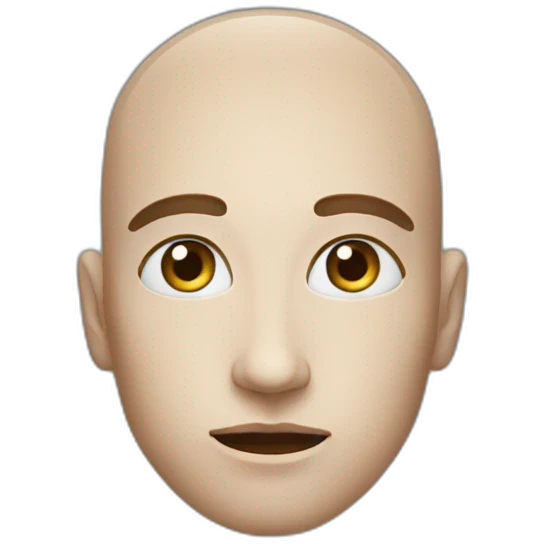 Elipse on forehead emoji