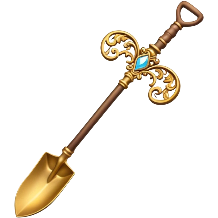 Magical shovel emoji