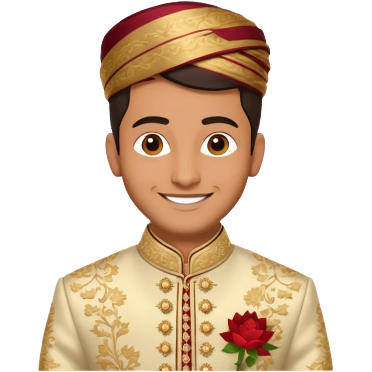 groom sherwani attire emoji only emoji