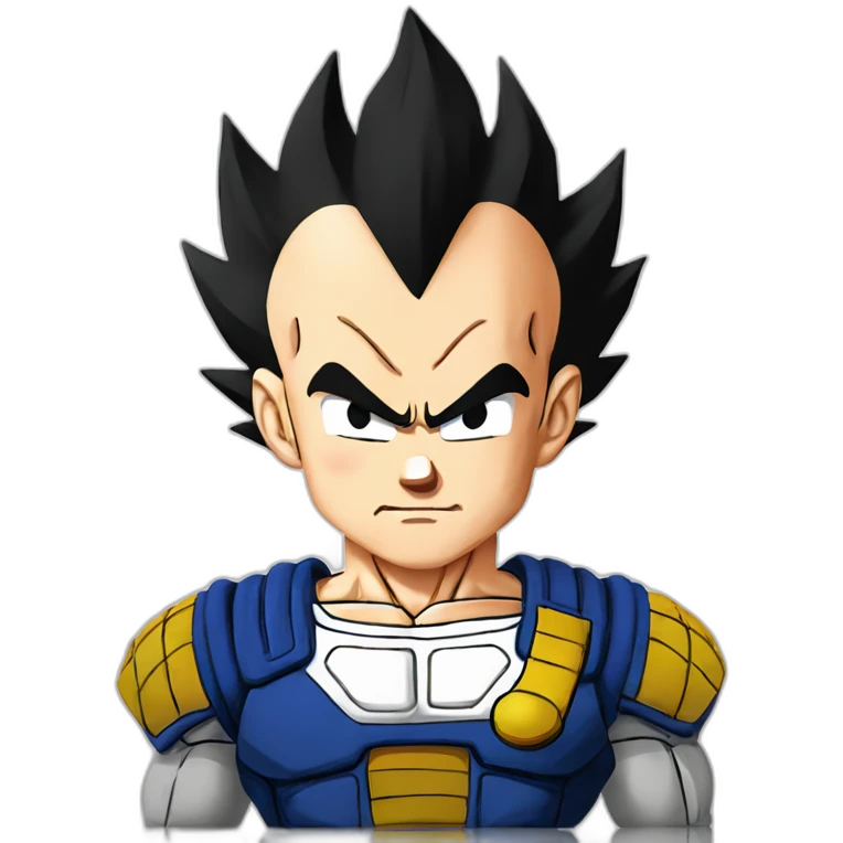 Vegeta dragonball emoji