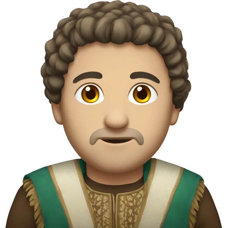 Caucasus person face national outfit emoji