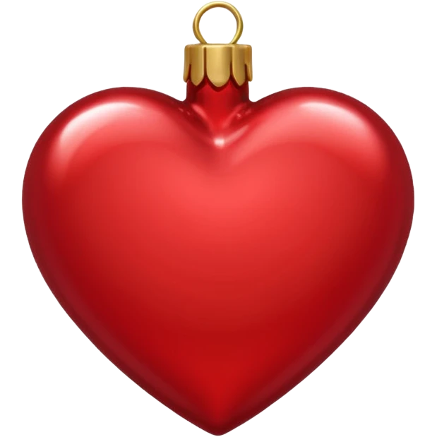 Christmas heart emoji