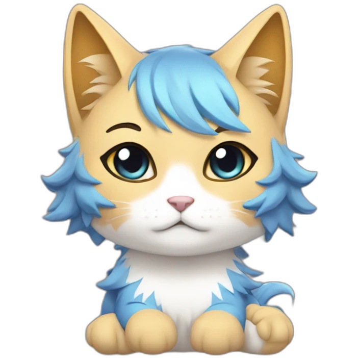 thunder Neko girl emoji