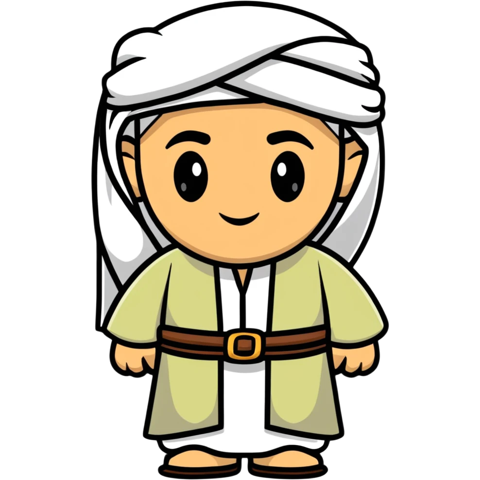 Saudi man wearing traditional clothing emoji