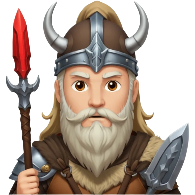 odin with Gungnir spear emoji