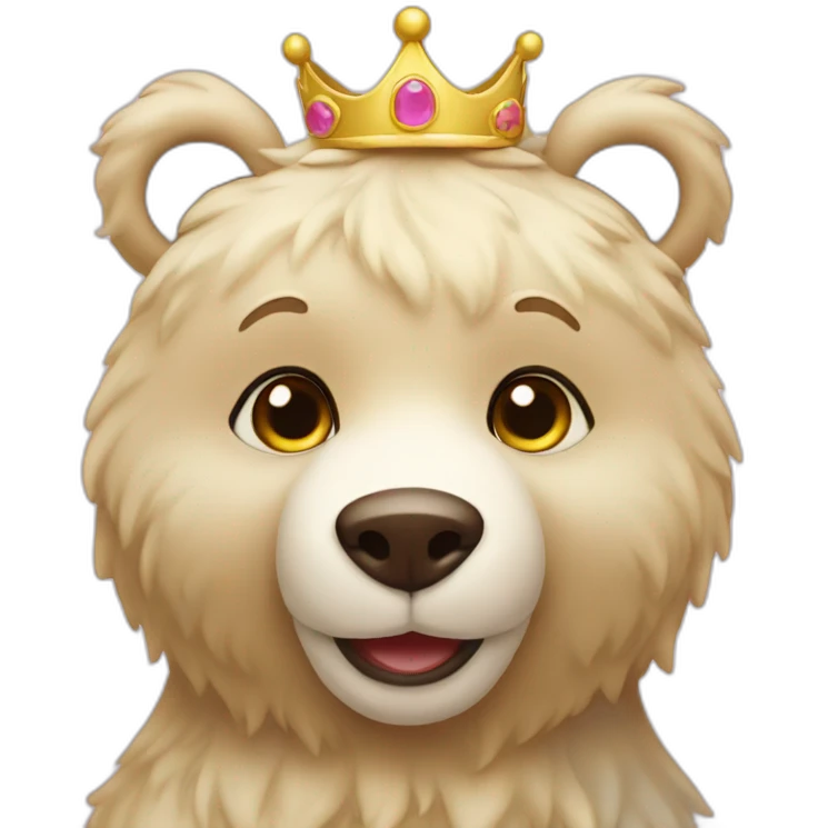 princess bear emoji