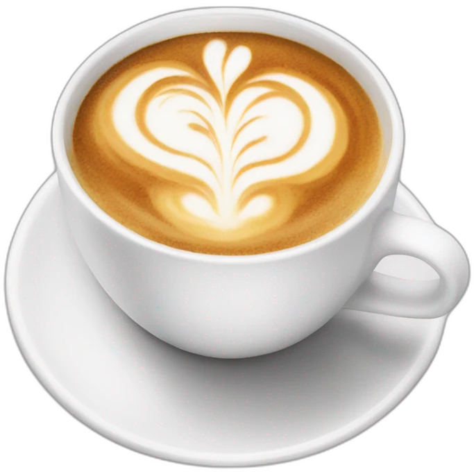 Dior cappuccino cup emoji