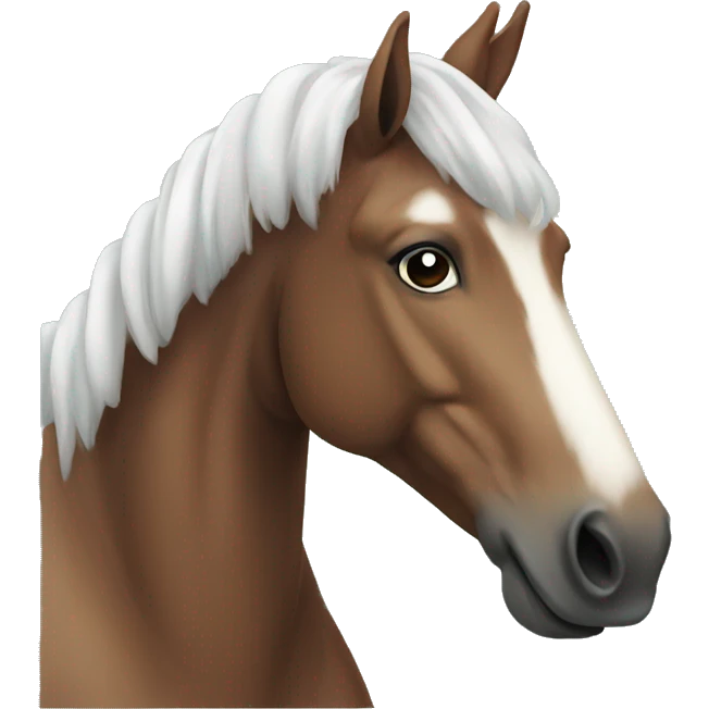 Christmas horse emoji