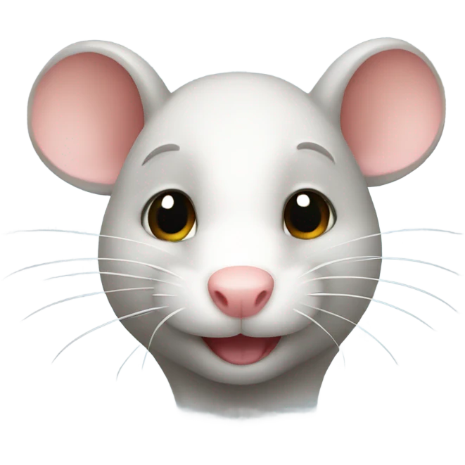 Cute rat emoji