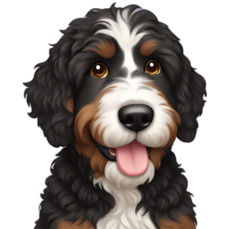 Bernedoodle emoji