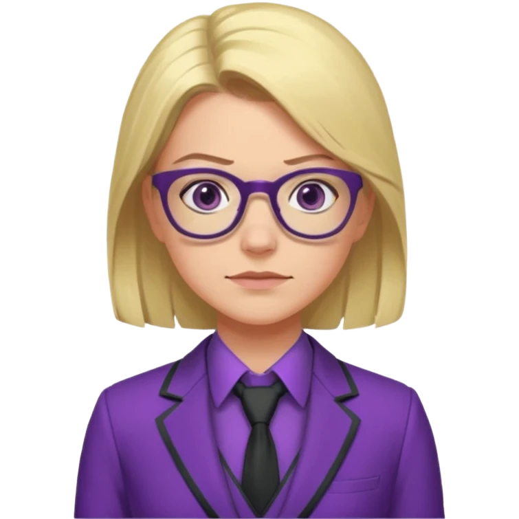 female Hawkeye  Clint Barton with glasses 
 emoji