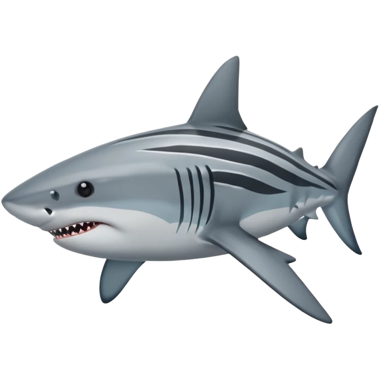 Tiger shark emoji