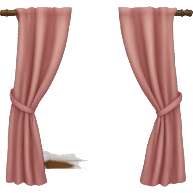 Brocken curtain emoji