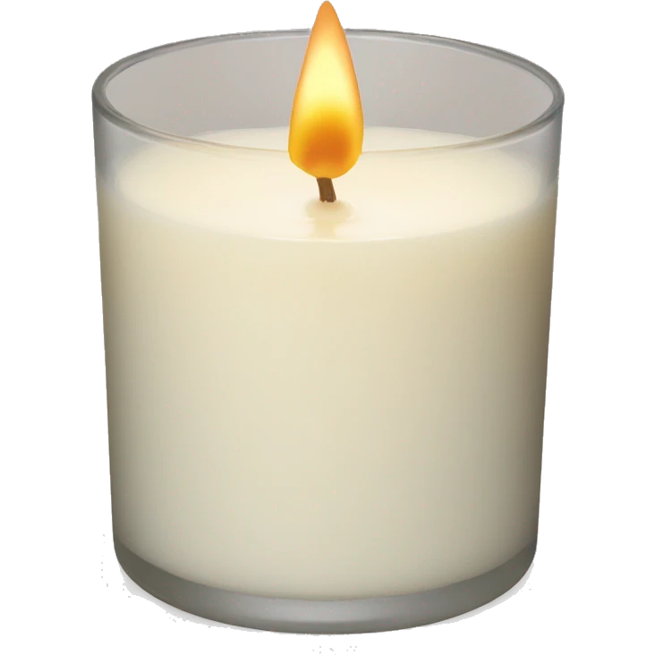 White barn vanilla candle  emoji