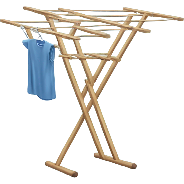 Clothes drying rack emoji