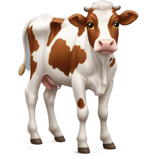 Vache rousse  emoji
