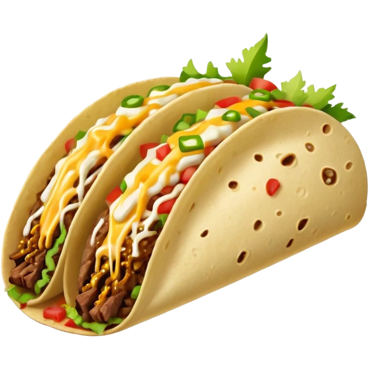 Birria tacos with a side of lime  emoji