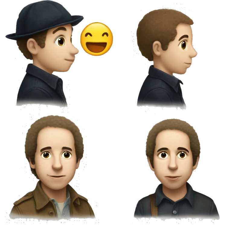 Young Paul Simon as shown on the French Wikipedia page of Simon and Garfunkel  emoji