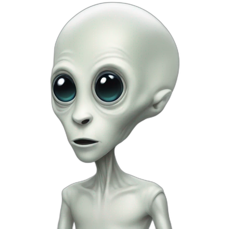 Macron alien emoji