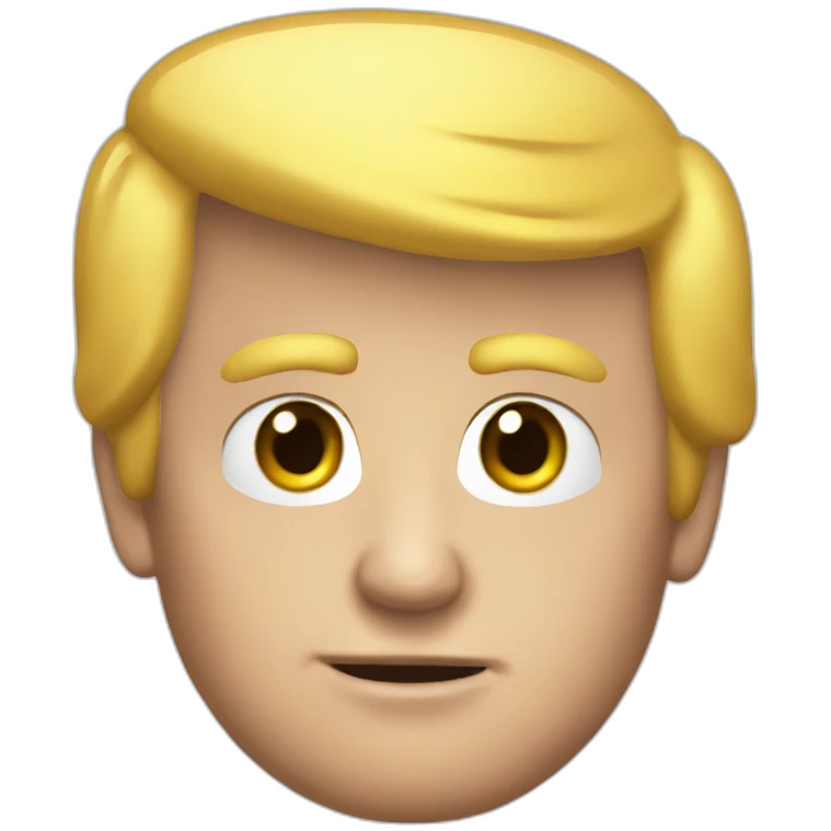 trump in race car emoji