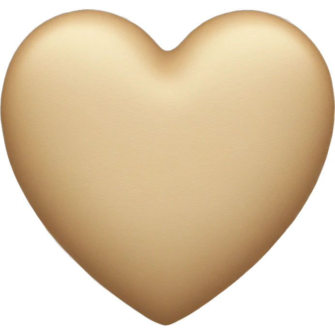 Beige Heart  emoji