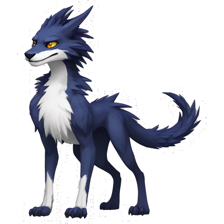 Cool Edgy Modern Vernid-Sergal species by LiLaiRa full body emoji