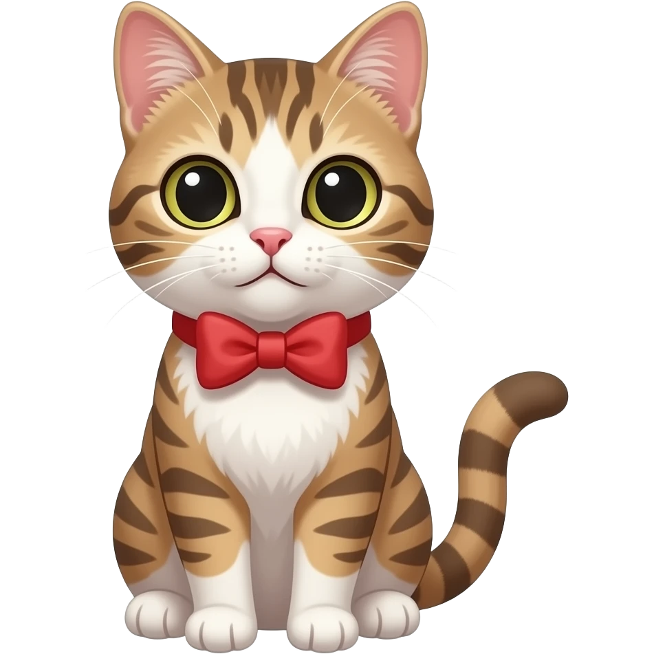 🎀🐱⚪️ emoji
