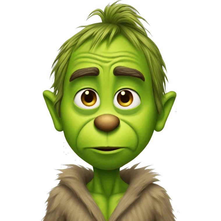 Full body grinch  emoji